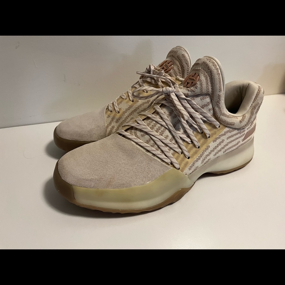 Adidas Harden Vol. 1 Primeknit 'Chalk White' Sz 10.5